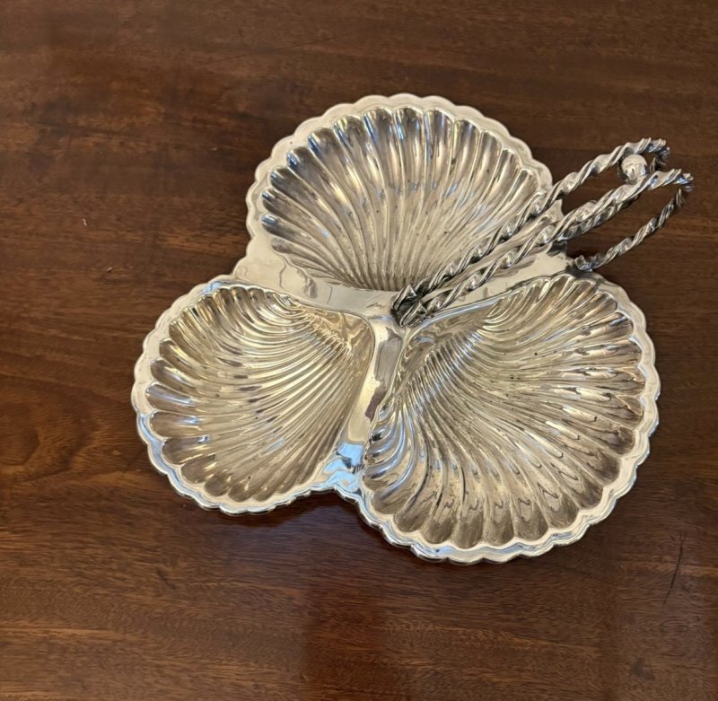 Antique Edwardian Quality Silver Plated Serving Dish by Mappin & Webb - Image 4